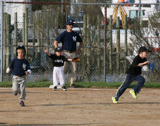 Nick's T-Ball Game on April 21st